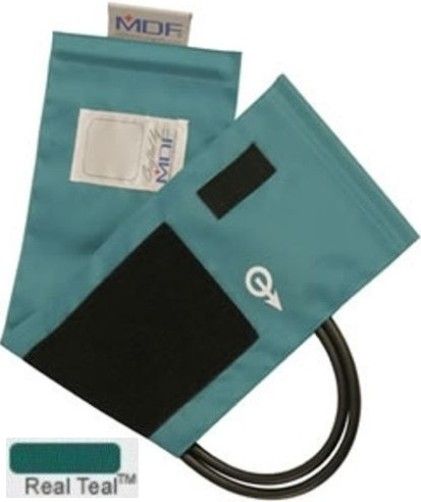 MDF Instruments MDF210045116 Model MDF 2100-451 Adult Single Tube Latex-Free Blood Pressure Cuff, Real Teal for use with MDF848XP and all other major branded blood pressure systems with single tube configuration, EAN 6940211635773 (MDF2100451-16 MDF2100451 MDF-2100-451 MDF2100-451 2100 2100451)
