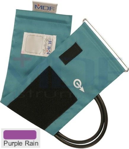 MDF Instruments MDF2100451D08 Model MDF 2100-451D Adult D-Ring Single Tube Latex-Free Blood Pressure Cuff, Purple Rain for use with the MDF848XP Palm Aneroid Sphygmomanometer and other branded manual and electronic/automatic blood pressure monitors, EAN 6940211635926 (MDF2100451D-08 MDF2100451D MDF-2100-451D 2100451D MDF-2100-451 MDF2100-451 2100 2100451)