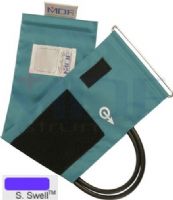MDF Instruments MDF2100451D14 Model MDF 2100-451D Adult D-Ring Single Tube Latex-Free Blood Pressure Cuff, S.Swell (Azure Blue) for use with the MDF848XP Palm Aneroid Sphygmomanometer and other branded manual and electronic/automatic blood pressure monitors, EAN 6940211635957 (MDF2100451D-14 MDF2100451D MDF-2100-451D 2100451D MDF-2100-451 MDF2100-451 2100 2100451) 