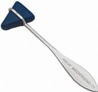MDF Instruments MDF50514 Model MDF 505 Taylor Percussion Hammer, S.Swell, Designed with a pointed handle tip for eliciting cutaneous and plantar reflexes, Chrome-plated Zinc alloy handle, Black head, Non-latex TPR triangular head has beveled apex and base employed to elicit myotatic reflex, EAN 6940211612521 (MDF-50514 MDF50514 MDF505-14 MDF505 14) 