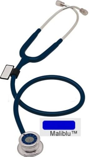 MDF Instruments MDF74010 Model MDF740 Pulse Time Adult Stethoscope, Maliblu, Patented LCA timing integrated professional stethoscope, Handcrafted lightweight aluminum chestpiece integrated with digital time display, Ultra-thin fiber diaphragm for superior acoustic amplification, EAN 6940211617939 (MDF-74010 MDF 74010 MDF740-10 MDF 740 MDF-740-10)