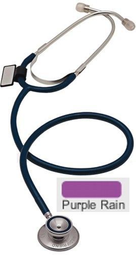 MDF Instruments MDF74708 Model MDF 747 Dual Head Stethoscope, Purple Rain, Equipped with an Ultra-Thin Fiber Diaphragm for detecting high frequency sounds, Lightweight Diaphragm, Bell Chestpiece and full rotation Acoustic Valve Stem, Ergonomically designed components extend usage and comfort, EAN 6940211618318 (MDF-74708 MDF 74708 MDF747-08 MDF747 08)