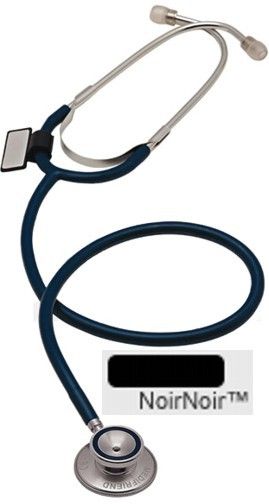 MDF Instruments MDF74711 Model MDF 747 Dual Head Stethoscope, Noir Noir, Equipped with an Ultra-Thin Fiber Diaphragm for detecting high frequency sounds, Lightweight Diaphragm, Bell Chestpiece and full rotation Acoustic Valve Stem, Ergonomically designed components extend usage and comfort, EAN 6940211618332 (MDF-74711 MDF 74711 MDF747-11 MDF747 11)