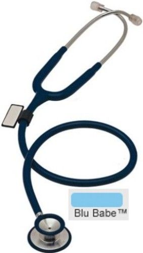 MDF Instruments MDF747XP03 Model MDF 747XP Acoustica XP Adult Deluxe Dual Head Stethoscope, BluBabe (Pastel Blue), Ultra-sensitive diaphragm for increased sound amplification, Extra-large diaphragm & bell chestpiece for increased sound detection, Super-duty & lightweight aluminum dual head chestpiece, EAN 6940211618783 (MDF-747XP03 MDF 747XP03 MDF747XP MDF747)