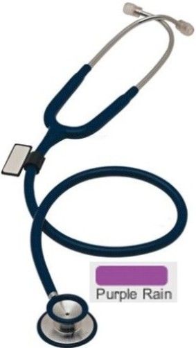 MDF Instruments MDF747XP08 Model MDF 747XP Acoustica XP Adult Deluxe Dual Head Stethoscope, Purple Rain (Purple), Ultra-sensitive diaphragm for increased sound amplification, Extra-large diaphragm & bell chestpiece for increased sound detection, Super-duty & lightweight aluminum dual head chestpiece, EAN 6940211618806 (MDF-747XP08 MDF 747XP08 MDF747XP MDF747)