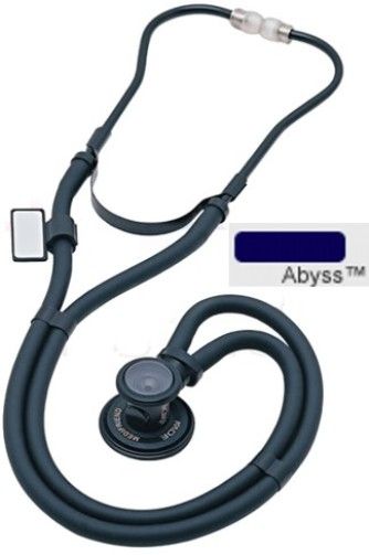 MDF Instruments MDF76704 Model MDF 767 Sprague Rappaport Stethoscope, Abyss (Navy Blue), Ultra-sensitive Adult and Pediatric diaphragms for increased amplification, High-performance dual acoustic tubes & black enamel plating, Full-rotation chestpiece with dual-output acoustic valve stem, EAN 6940211619117 (MDF-76704 MDF767-04 MDF767 04 MDF-767-04)