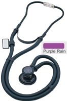 MDF Instruments MDF76708 Model MDF 767 Sprague Rappaport Stethoscope, Purple Rain (Purple), Ultra-sensitive Adult and Pediatric diaphragms for increased amplification, High-performance dual acoustic tubes & black enamel plating, Full-rotation chestpiece with dual-output acoustic valve stem, EAN 6940211619124 (MDF-76708 MDF767-08 MDF767 08 MDF-767-08) 