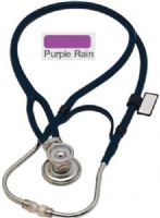 MDF Instruments MDF767X08 Model MDF 767X Two-In-One Tube Deluxe Sprague Rappaport Stethoscope, Purple Rain (Purple), Innovative X-configuration tubing optimizes acoustic integrity, Adult and Pediatric diaphragms and attachments for proper diagnosis, Full-rotation chestpiece with dual-output acoustic valve stem, EAN 6940211619520 (MDF-767X08 MDF767X-08 MDF-767X MDF767X)  