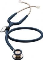 MDF Instruments MDF777C04 Model MDF 777C One Pediatric Stainless Steel Dual Head Stethoscope, Abyss (Navy Blue), Ultra-sensitive diaphragm for superior high-frequency acoustic amplification, Extra large bell crowned with non-chill ring, Handcrafted from premium stainless steel, ErgonoMax Headset and Clear ComfortSeal Eartips, EAN 6940211620120 (MDF-777C04 MDF777C-04 MDF777C MDF777) 