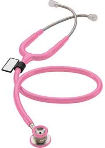 MDF Instruments MDF777I01 Model MDF 777I MD One Infant Stainless Steel Dual-Head Stethoscope, Cosmo (Pink), Ultra-sensitive diaphragm for superior high-frequency acoustic amplification, Extra large bell crowned with non-chill ring, Handcrafted from premium stainless steel, EAN 6940211620373 (MDF-777I01 MDF777I-01 MDF777I MDF777 MDF-777I-01)