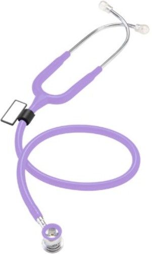 MDF Instruments MDF787XP07 Model MDF 787XP Deluxe Infant & Neonatal Stethoscope, Cher (Pastel Purple), Lightweight infant and neonatal size Dual-Head chestpiece, fitted with the unique raised, Ultra-Thin Fiber Diaphragm and full-rotation Acoustic Valve Stem, is constructed of quality brass with chrome plating, EAN 6940211620939 (MDF-787XP07 MDF787XP-07 MDF787XP MDF787-XP07 MDF787 XP07)