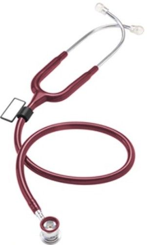 MDF Instruments MDF787XP17 Model MDF 787XP Deluxe Infant & Neonatal Stethoscope, Napa (Burgundy), Lightweight infant and neonatal size Dual-Head chestpiece, fitted with the unique raised, Ultra-Thin Fiber Diaphragm and full-rotation Acoustic Valve Stem, is constructed of quality brass with chrome plating, EAN 6940211621004 (MDF-787XP17 MDF787XP-17 MDF787XP MDF787-XP17 MDF787 XP17)