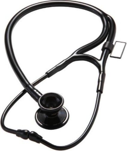 MDF Instruments MDF797BO Model MDF 797 Classic Cardiology Stethoscope, BlackOut (All Black), Dual-Head chestpiece and full-rotational Acoustic Valve Stem are machined and polished to the exact tolerance from the finest stainless steel, Machined and polished wide stainless steel tubes provide superior acoustic transmission, EAN 6940211621158 (MDF-797BO MDF 797BO MDF797-BO MDF797 MDF-797)