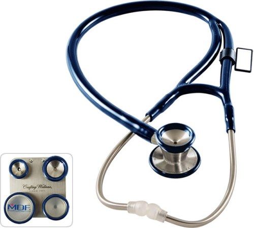 MDF Instruments MDF797CC10 Model MDF 797CC ProCardial C3 Critical Cardiac Care Edition Stethoscope, Maliblu (Royal Blue), Handcrafted stainless steel dual-head chestpiece is precisely machined and hand polished for the highest performance and durability, SoundTight GLS technology to seal in sound, EAN 6940211616154 (MDF-797CC10 MDF797-CC10 MDF797 CC10 MDF797CC-10 MDF797CC 10)