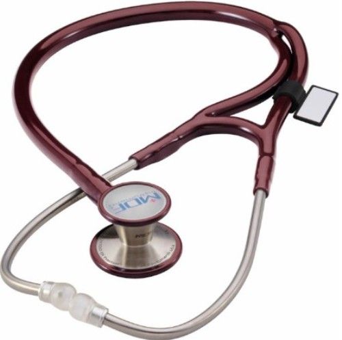 MDF Instruments MDF797DD17 Model MDF 797DD ER Premier Stethoscope, Napa (Burgundy), Dual-Head chestpiece and full-rotational Acoustic Valve Stem are machined and polished to the exact tolerance from the finest stainless steel, Machined and polished wide stainless steel tubes provide superior acoustic transmission, EAN 6940211621547 (MDF-797DD17 MDF797DD-17 MDF797DD MDF-797D MDF797 MDF-797)