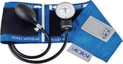 MDF Instruments MDF808B14 Model MDF 808B Professional Aneroid Sphygmomanometer, S.Swell (Azure Blue), A precise 300mmHg manometer attaining the accuracy of +/- 3 mmHg without pin stop, Abrasion, chemical and moisture resistant, adult Velcro Cuff is constructed of high-molecular polymer Nylon, EAN 6940211628058 (MDF-808B14 MDF 808B14 MDF808B-14 MDF808B 14)