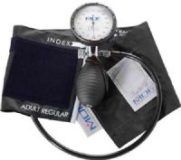 MDF Instruments MDF848XP11 Model MDF 848XP Medic Palm Aneroid Sphygmomanometer, Noir Noir (Black), Big Face Gauge and its high-contrast Dial Face, without pin stop, produce easy and accurate reading, The chrome-plated brass screw-type Valve facilitates precise air release rate, EAN 6940211628782 (MDF848XP-11 MDF 848XP11 MDF848XP MDF848-XP11 MDF848 XP11) 