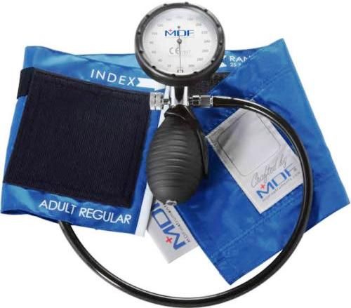 MDF Instruments MDF848XP14 Model MDF 848XP Medic Palm Aneroid Sphygmomanometer, S.Swell (Azure Blue), Big Face Gauge and its high-contrast Dial Face, without pin stop, produce easy and accurate reading, The chrome-plated brass screw-type Valve facilitates precise air release rate, EAN 6940211628805 (MDF848XP-14 MDF 848XP14 MDF848XP MDF848-XP14 MDF848 XP14)