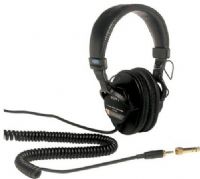 Sony MDR-7506 Professional Studio Headphones, Sensitivity 106 dB/W/m, Frequency Response 10-20,000 Hz, Impedance 24 Ohms, Power Handling 1000mW, Rugged Design, Folding Construction, 40mm Driver Unit, Closed-Ear Design, Stereo Unimatch Plug, Gold Connectors and OFC Cord, Supplied Soft Case, UPC 027242682252 (MDR7506 MDR 7506) 