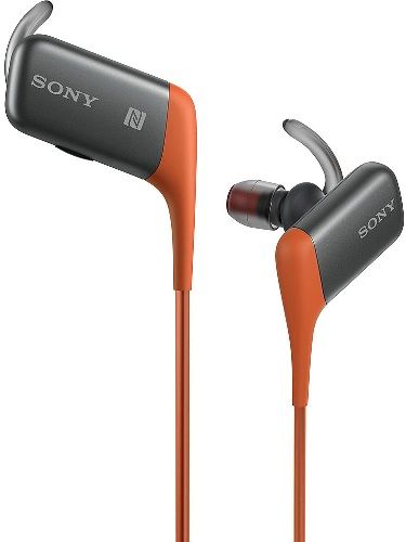 Sony MDR-AS600BT/D Sport Bluetooth In-ear Headphones, Orange, Frequency Response 20-20000Hz, Volume control, Ultra small & simple 1 button headset for urban lifestyles, Built-in microphone for hands-free calls, Splashproof design for all-weather listening, Easy Bluetooth connectivity with NFC One-touch, UPC 027242885189 (MDRAS600BTD MDR-AS600BT-D MDR-AS600BTD MDR-AS600BT)