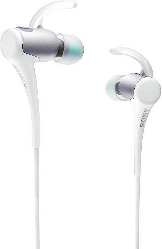 Sony MDR-AS800BT/W Active Sports Bluetooth Stereo Headset, White, Frequency Response 2020000Hz, 6mm Dome Drivers, Built-in microphone, 2-way wearing style, Arc supporters, Simplified Bluetooth connectivity with NFC One-touch, Rechargeable battery for up to 4.5 hours music playback, Lightweight for ultimate music mobility, UPC 027242883864 (MDRAS800BTW MDR-AS800BT-W MDR-AS800BTW MDR-AS800BT)