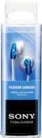 Sony MDR-E9LP/BLU Fashion Earbuds Stereo Headphones, Blue; 100mW Capacity; Frequency 18-22000 Hz; Sensitivity 104 dB/mW; Impedance 16 ohm; Open air; Super-light in-the-ear design; Pair with a music player; Use your headphones with a Walkman, iPod, or MP3 player; Neodymium magnet 0.53" driver unit to reproduce powerful bass sound; UPC 027242815131 (MDRE9LPBLU MDRE9LP/BLU MDR-E9LPBLU MDR-E9LP) 