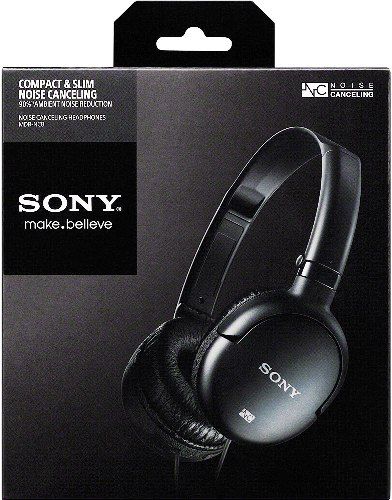 Sony MDR-NC8/BLK Compact & Slim Noise Canceling Headphones, Black, Frequency Response 30 - 20000 Hz, Impedance 17 ohms at 1 kHz, Sensitivity 95 dB/mW, Noise Reduction Approx 10 dB, Up to 90% ambient noise reduction, ON/OFF switch on ear-cup, 30mm drivers with neodymium magnets deliver powerful bass and clear treble, UPC 027242847477 (MDRNC8BLK MDR-NC8BLK MDRNC8/BLK MDR-NC8)