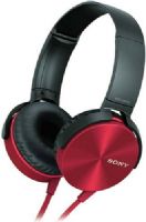 Sony MDR-XB450AP/R Extra Bass Smartphone Headphones with Microphone & Remote, Red, 30 mm driver reproduces powerful bass, Frequency Response 5–22000 Hz, Sensitivities 102 dB/mW, Impedance 24 ohm (1 kHz), Compatible with Apple or Android smartphones, Electro Bass Booster enhances deep beats without distorting vocals, UPC 027242883413 (MDRXB450APR MDR-XB450APR MDR-XB450AP-R MDR-XB450AP MDRXB450AR) 