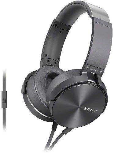 Sony MDR-XB950AP EXTRA BASS Over-Ear Headband Headphones, Black, Impedance 40 Ohm at 1 kHz, Frequency Response 328000 Hz, Sensitivities 106 dB/mW, 40mm drivers, Omni directional of In-Line Microphone, Smartphone-compatible with in-line remote mic, EXTRA BASS for club-like sound, Beat Response Control reduces heavy bass distortion, UPC 027242883383 (MDRXB950AP MDR XB950AP MDRXB-950AP)