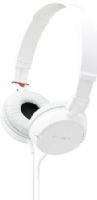 Sony MDR-ZX100WH ZX Series Stereo Headphones, White, Fits with music player, Use headsets with WALKMAN and other MP3 players, 30mm Multi-Layer Dome Diaphragm, Pressure relieving earpad for comfort, High-energy Neodymium driver, Headband type headphones designed for long lasting comfort, Dual Faced Cable, 1.2m Y-type cord, UPC 027242807785 (MDRZX100WH MDR ZX100WH MDR-ZX100W MDR-ZX100) 