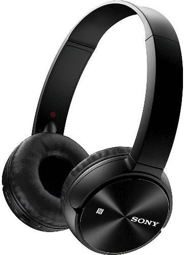 Sony MDR-ZX330BT/B Wireless Bluetooth On-ear Headband Stereo Headphones, Black, Frequency Response 20 Hz20000 Hz, Wireless streaming with Bluetooth, Simplified Bluetooth connectivity with NFC Near Field Communication One-touch, 1.18 in driver unit, Omnidirectional In-Line Microphone, Volume Control, Swivel folding design makes travel easy, UPC 027242884984 (MDRZX330BTB MDR-ZX330BTB MDRZX330BT/B MDR-ZX330BT)