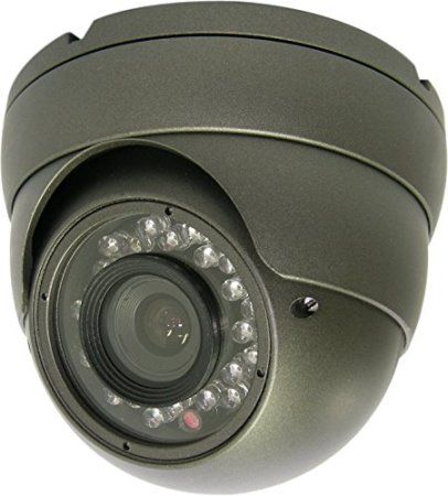 Wonwoo ME-12 HD IR Outdoor Eyeball Dome Camera; 2.8 - 10.0mm A/I Varifocal Lens, Sony Exmor CMOS Image Sensor, 24IR LEDs, 2.2MP HD-SDI, Resolution 1080p & 720p, True WDR, True Day/Night, DC12V (700mA) (ME12 ME 12)