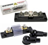 Magnum Energy ME-125F Fuse Block 125 Amp Assembly/Class ANL, Work with MM, MM-AE, MMS and MM-E Series Inverters, Protect the battery bank, inverter and cables from damage caused by short circuits and overloads, Includes a Slow-Blow high current fuse with mounting block and cover (ME125F ME 125F ME125-F ME-125 ME125)  
