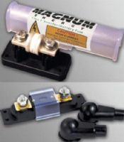 Magnum Energy ME-300F Fuse Block 300 Amp Assembly/Class T, Work with ME, MS, MS-AE, RD and RD-E Series Inverters, Protect the battery bank, inverter and cables from damage caused by short circuits and overloads, Includes a Slow-Blow high current fuse with mounting block and cover (ME300F ME 300F ME300-F ME-300 ME300)  