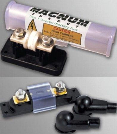 Magnum Energy ME-300F Fuse Block 300 Amp Assembly/Class T, Work with ME, MS, MS-AE, RD and RD-E Series Inverters, Protect the battery bank, inverter and cables from damage caused by short circuits and overloads, Includes a Slow-Blow high current fuse with mounting block and cover (ME300F ME 300F ME300-F ME-300 ME300) 