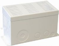 Magnum Energy ME-CB Conduit Box, White for AC/DC Wiring Required to be in Conduit, Fits on the front side of the Magnum ME, MS, MS-AE, MS-PAE and RD Series inverters, Accommodates installations where the electrical code requires the AC and/or DC wiring to be enclosed and protected by conduit, Provides knockouts for use with 1/2”, 3/4”, 1” and 2” trade size conduit and adds just over 5” (13 cm) to the length of the inverter (MECB ME CB)  