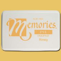 Memories SSDMHO Dye Ink Pad, Honey; Quick-drying and fade resistant for use on multiple surfaces; Dries permanently on many surfaces when heat-set; Acid-free, archival, and fade-resistant; Dimensions 2.75" x 4.00" x 0.75"; Weight 0.2 lbs; UPC 294776116014 (MEMORIESSSDMHO MEMORIES SSDMHO ALVIN DYE INK PAD HONEY) 