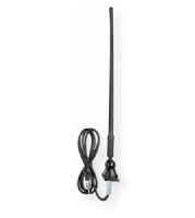 Metra Model 44US07R 14" Removable Black Rubber Top Side Mount AM/FM Antenna with 1" Split Ball and 54" Coaxial Cable; 14" Tall; 1" Split Ball; 54" Coaxial cable; UPC 086429008087 (44US07R 14" REMOVABLE BLACK RUBBER TOP SIDE MOUNT AM/FM ANTENNA 1" SPLIT BALL 54" COAXIAL CABLE METRA 44US07R METRA-44US07R METRA44US07R) 
