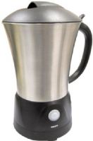 Sunpentown MF-0620 One-Touch Milk Frother, Max milk frothing capacity 6 oz., Max milk heating capacity 20 oz., Froths or steams milk in less than 90 seconds, Easy to clean non-stick surface, Soft touch on/off button with automatic shut-off, Power indicator, Premium brushed stainless steel cordless carafe, 360 degrees swivel base, UPC 876840004764 (MF0620 MF 0620) 