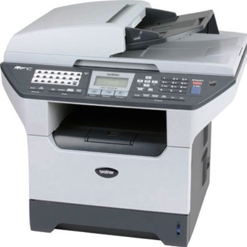Brother MFC-8860DN Multifunction Printer - Monochrome Laser - 30 ppm Mono - 1200 x 1200dpi - Fax, Printer, Copier, Scanner, Network Ready, Print and copy at up to 30ppm; 33.6K bps high-speed Super G3 fax modem; Up to 50-page Auto Document Feeder; Ethernet, High-Speed USB 2.0 and Parallel interfacesn; Automatic duplex (two-sided) printing, copying, scanning and faxing (MFC8860DN MFC 8860DN MFC-8860D MFC-8860 MFC8860D MFC8860)