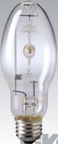 Eiko MH150/U/MED model 15413 Metal Halide Bulb, 150 Watts, Clear Coating, 5.50/139.7 MOL in/mm, 2.13/54.0 MOD in/mm, 15000 Avg Life, 14000 Approx Initial Lumens, 10500 Approx Mean Lumens, 4000 Color Temperature Degrees of Kelvin, ED-17 Bulb, E26 Medium Screw Base, Pulse Start Special Description, 3.44/87.3 LCL in/mm, M102 ANSI Ballast, UPC 031293154132 (15413 MH150UMED MH150-U-MED MH150 U MED EIKO15413 EIKO-15413 EIKO 15413)