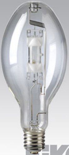 Eiko MH400/U model 49197 Metal Halide Light Bulb, 400 Watts, Clear Coating, 11.5/292.1 MOL in/mm, 4.65/118.0 MOD in/mm, 20000 Avg Life, 36000 Approx Initial Lumens, 23000 Approx Mean Lumens, ED-37 Bulb, E39 Mogul Screw Base, 7.00/178.0 LCL in/mm, 4000 Color Temperature Degrees of Kelvin, M59 ANSI Ballast, 70 CRI, Universal Burning Position, UPC 031293491978 (49197 MH400U MH400-U MH400 U EIKO49197 EIKO-49197 EIKO 49197)