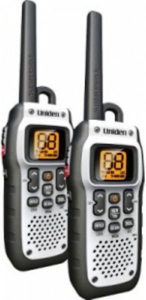 Uniden MHS-50-2 VHF Marine Radio Set, JIS8 submersible, 1-touch channel 16/9, Selectable 1W/2.5W transmit power, 3 level digital squelch, Memory channel scan, Large, easy-to-read backlit LCD screen, Battery level indicator, Keypad lock, All USA/International and Canadian marine channels, Built-in antenna, Floating, lightweight design, UPC 050633501511 (MHS502 MHS-50-2 MHS 50 2)