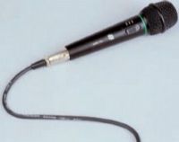 Oklahoma Sound MIC-1 Electret Condenser Microphone with 9’ Cable, Use this metallic look handheld unidirectional electret condenser mic for lectures or special events, Frequency and sensitivity matches all OSC lecterns, Appropriate for classroom, auditorium or any medium to large size room (MIC1 MIC 1) 