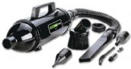 Metrovac 117-926931 Model DataVac Handheld Steel Vacuum/Blower; Removes Dust, Hair, Debris From Computer; Durable, all-steel, yet lightweight construction; Features a high-powered, 120 volt 4.5 amps motor that has both vacuum and blower options; Includes 19" flexible hose, crevice tool, air pin pointer, soft-bristle brush, 4-piece micro cleaning tool kit and 5 disposable paper bags; UPC 031275926931 (METROVAC 117926931 117 926931 117-926931 MDV1BA MDV 1BA MDV-1BA) 