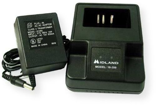 Midland Model 18399 Drop In Quick Charger and Ac Adapter for 75-510XLB; For 75-510XLB Midland Radios; UPC 046014183995 (18399 DROP IN QUICK CHARGER AND AC ADAPTER 75-510XLB MIDLAND 18399 MIDLAND-18399 MIDLAND18399)