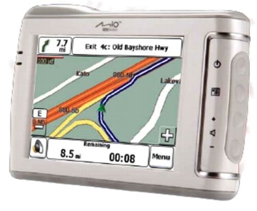 Mio C310 DigiWalker Pocket-Sized Navigation System, 3.5