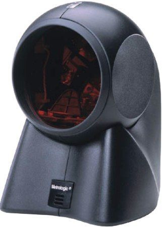 Honeywell MK7120-31B47 Model MS7120 Orbit Hands-free General Purpose Omnidirectional Laser Scanner with Mounting plate, Keyboard Wedge Powerlink Cable, US power supply and Documentation, Black, Scan Pattern Omnidirectional 5 fields of 4 parallel lines, 1120 scan lines per second, Print Contrast 35% minimum reflectance difference (MK712031B47 MK7120 31B47 MK-7120 MK 7120 MS-7120 MS 7120)