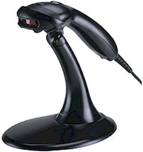 Honeywell MK9520-32A47 Model MS9500 Voyager Hand-Held Scanner with Keyboard Wedge, Stand-Alone Keyboard and TTL RS232 Transmit/Receive, Black, Light Source Visible Laser Diode 650 nm + 10 nm, Laser Power 0.96 mW (peak), Scan Speed 72 +/- 2 scan lines per second, Single scan line, Minumum Bar Width 0.127 mm (5.0 mil) (MK952032A47 MK9520 32A47 MK-9520 MS-9500 MS 9500)