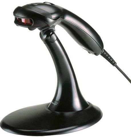 Honeywell MK9540-32B47 VoyagerCG MS9540 Hand-Held Single-Line Laser Scanner with Stand, US power supply, Coiled KBW PowerLink cable and Documentation, Black, Scan Speed 72 +/- 2 scan lines per second, Minimum Bar Width 0.127 mm (5 mil), Visible Laser Diode 650 nm +/- 10 nm, Automatic trigger (MK954032B47 MK9540 32B47 MK-9540 MS-9540 MS 9540)